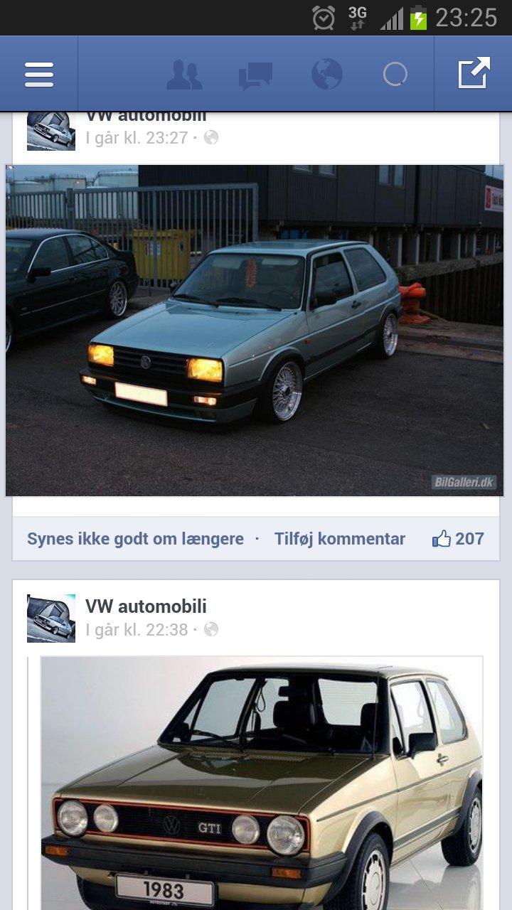 VW golf 2 td GL - Så kom den på VW AUTOMOBILII´s fan side :) billede 7