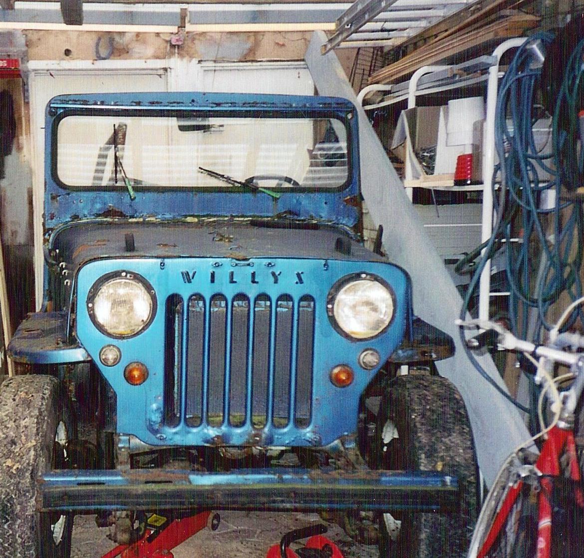 Jeep Willys Cj3b - Willys Cj3b før renovation billede 3