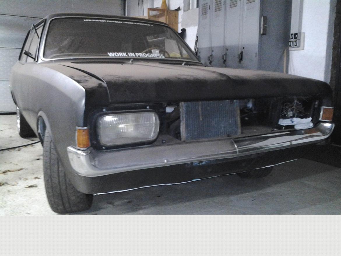Opel rekord c 1,8 Turbo - det var så det pladearbejde..skræmmendelidt..så skal motorprojekt påbegyndes billede 13