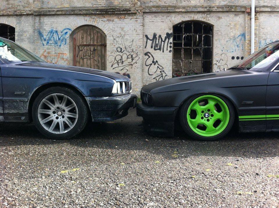 BMW e34 525 M50 Street Drifter solgt - den blå er sænket 60/40 :D billede 19