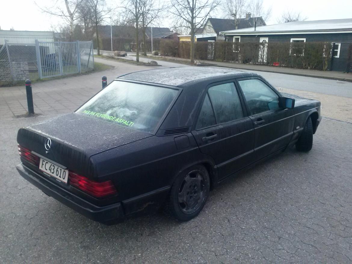 Mercedes Benz 190e the black widow - dejlig vogn  billede 16