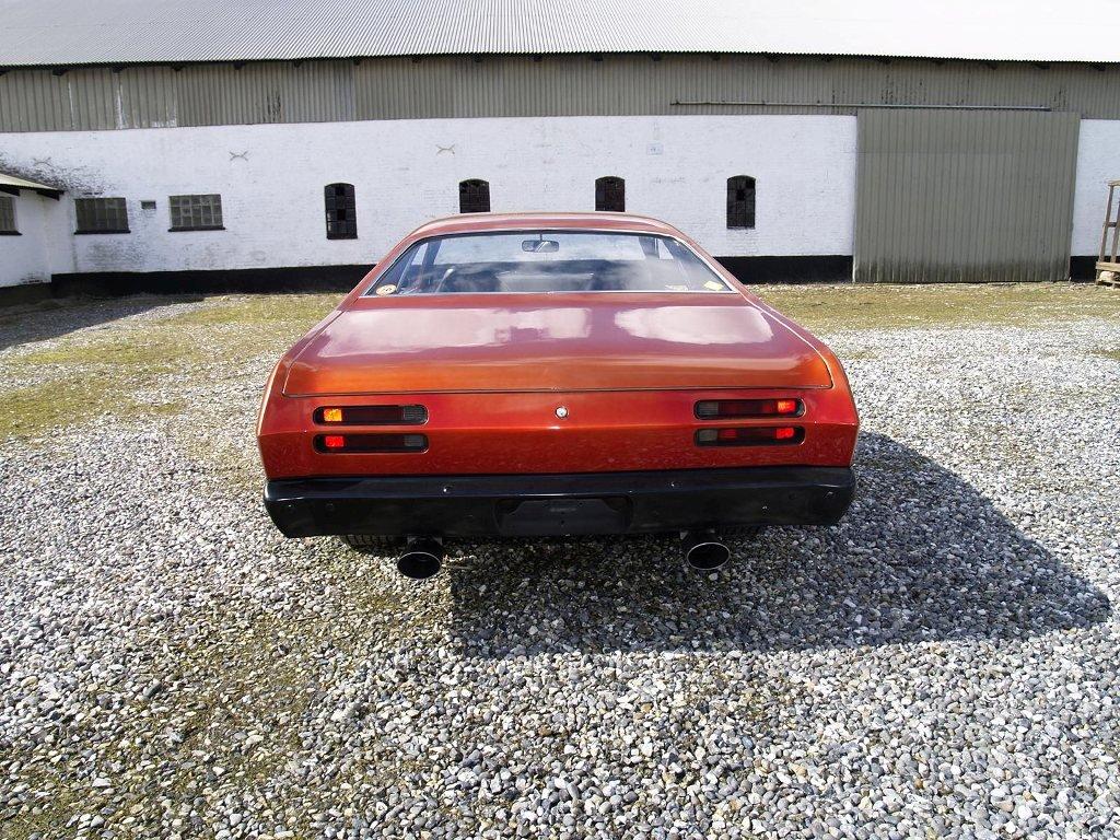 Plymouth Duster - Denne Duster er med fire baglygter, , efter 2 år i produktion blev der isat to plastikkasser istedetfor p.g.a rust billede 2