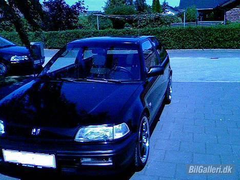 Honda Civic 91' - Totalskadet - Med de nye fælge mont. billede 2
