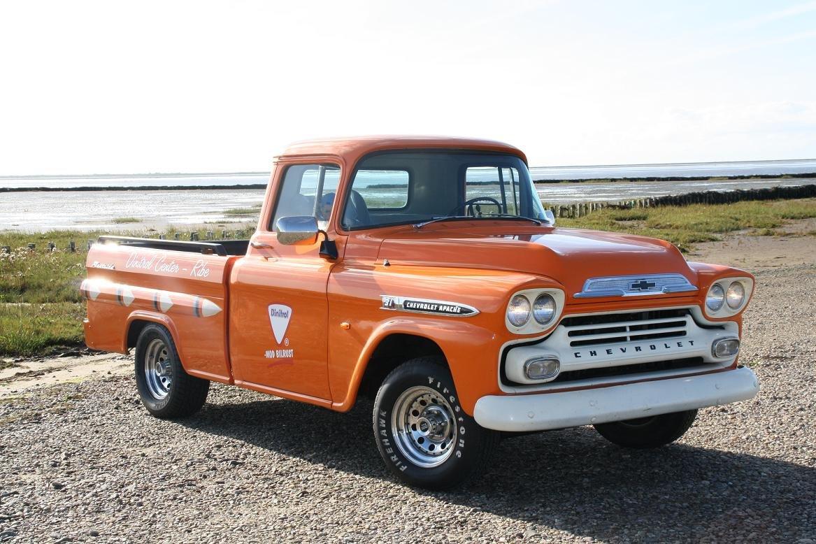Chevrolet Fleetside Apache 3100 (SOLGT) - Super velkørende truck,står stort set org billede 10
