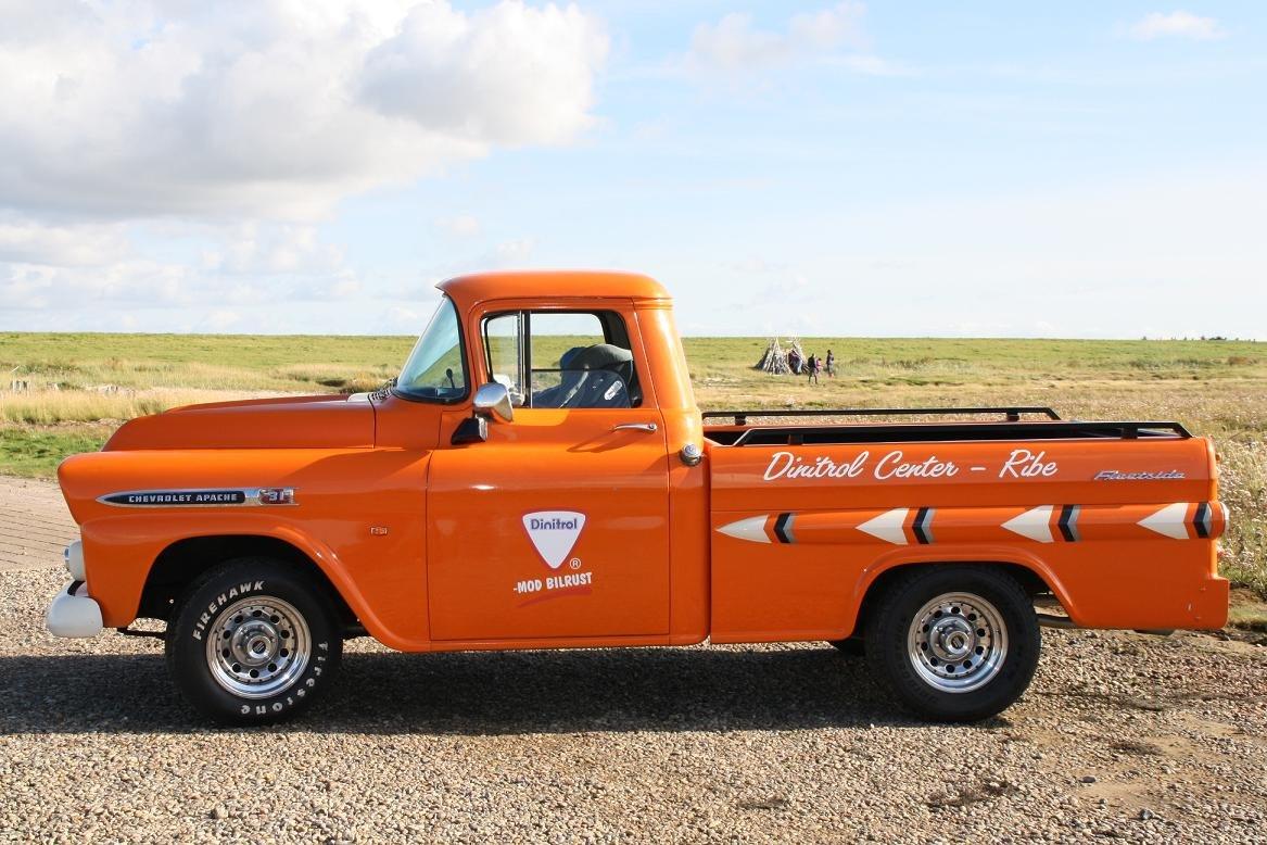 Chevrolet Fleetside Apache 3100 (SOLGT) - trucken med reklame,er fjernet nu. billede 11