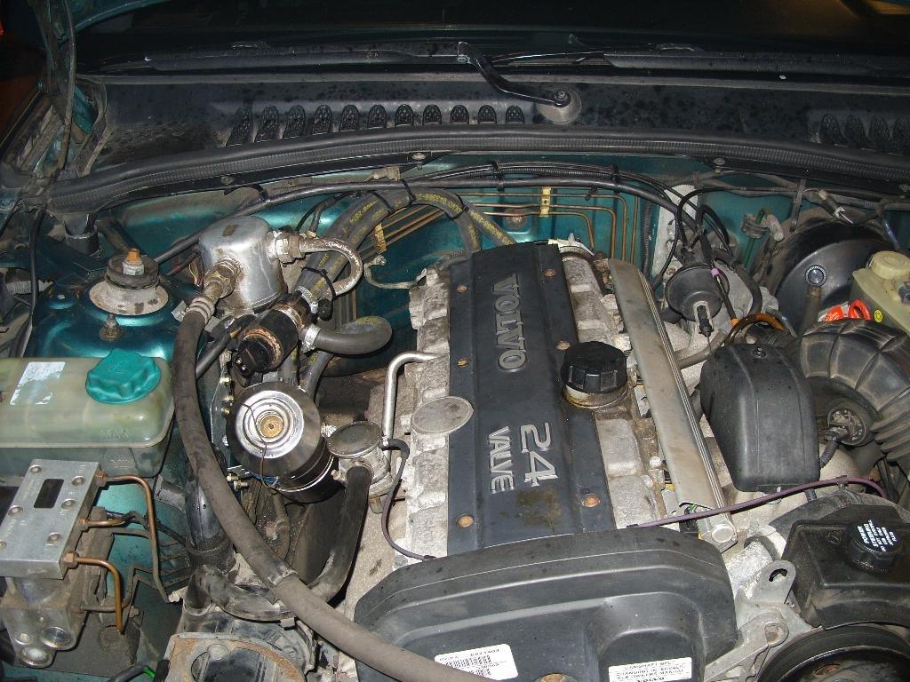 Volvo 960 - Igang med montering af Bensin Fyr. billede 18