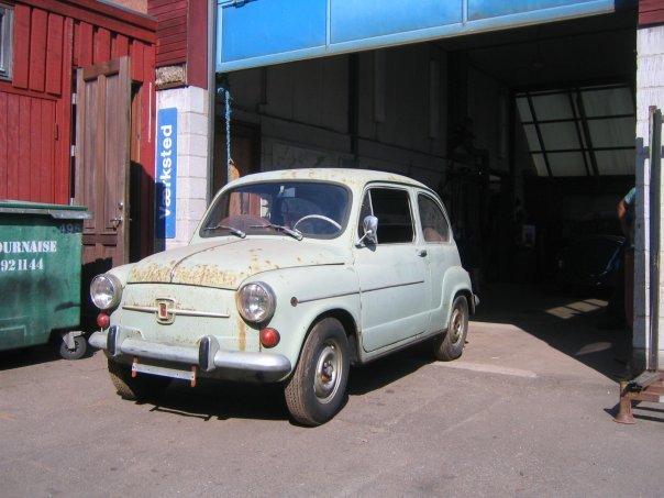 Fiat 600 abarth replica - da den lige var hentet hjem billede 8