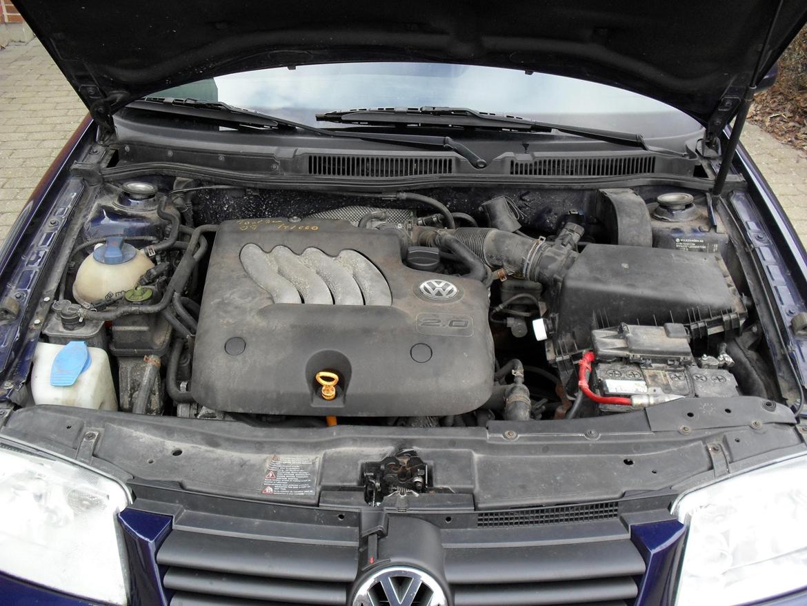 VW Bora (Blue) - det er ikke det pæneste motorrum men det virker billede 4