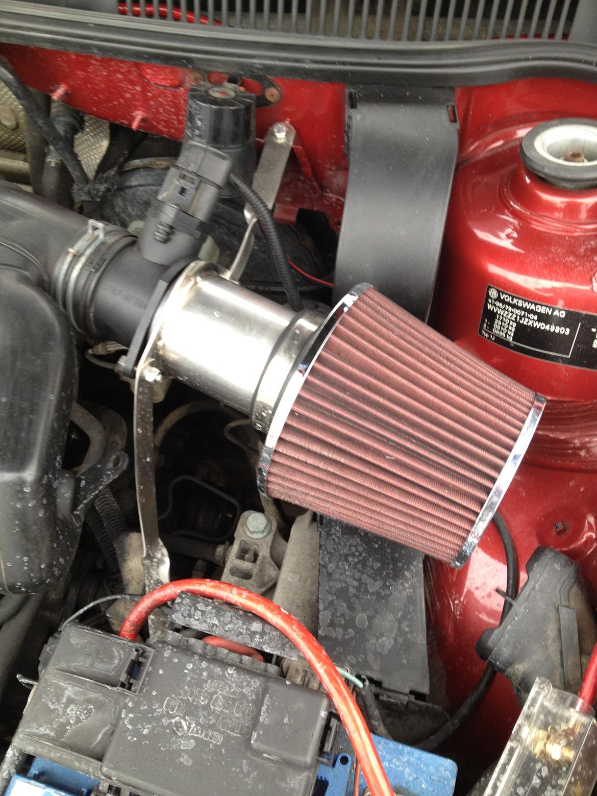 VW Golf IV - Hjemmelavet flange, synes selv det Okay :P billede 9