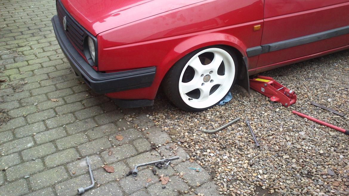 VW golf 2 1.3  total skadet billede 5