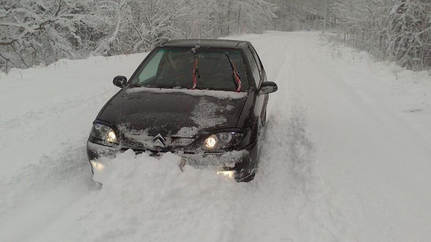 Citroën Saxo 1,6 vts 8v Sport. - sne storm 2013 øjnskygger er der ikk mere,,  billede 13