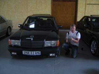 Mercedes Benz 190E 3.2 AMG - 3. premie i klassen 6. syl på et W201 treff i Hann. Münden, Tyskland i 2011 billede 12