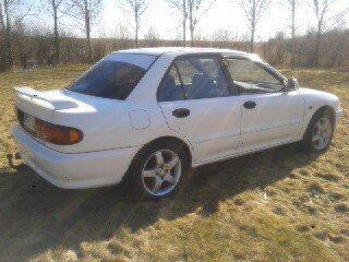 Mitsubishi Lancer glxi * købt igen * - Nyvasket og som den står pt. med vinterfælge.. billede 10