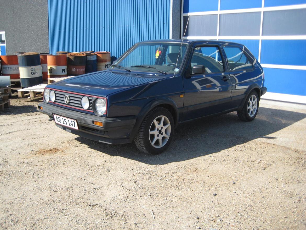 VW Golf 2 TD "Tief & Breit" SOLGT - Da jeg lige havde hentet den billede 14