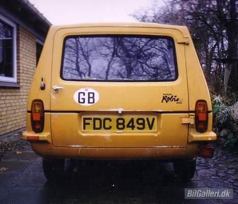 Mini Reliant Robin Super 850 - Bagdør lukker op til siden. billede 6