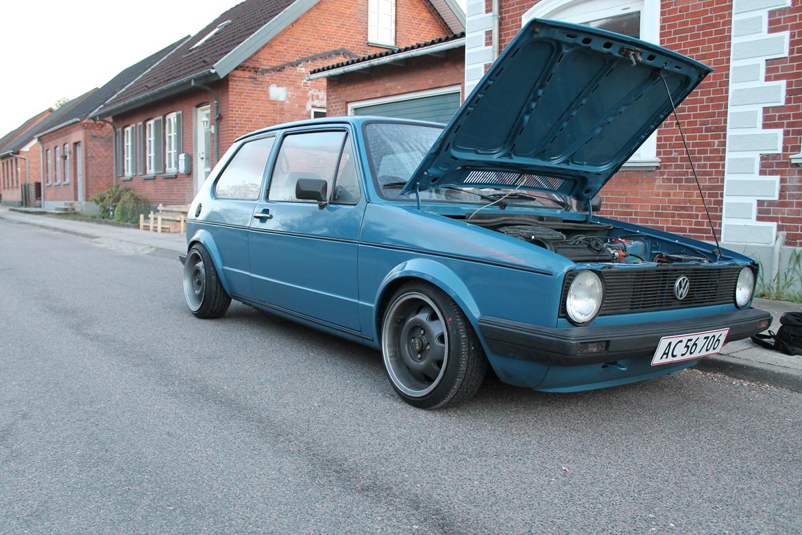 VW Golf Mk1 - efter den blev sænket i bag billede 5