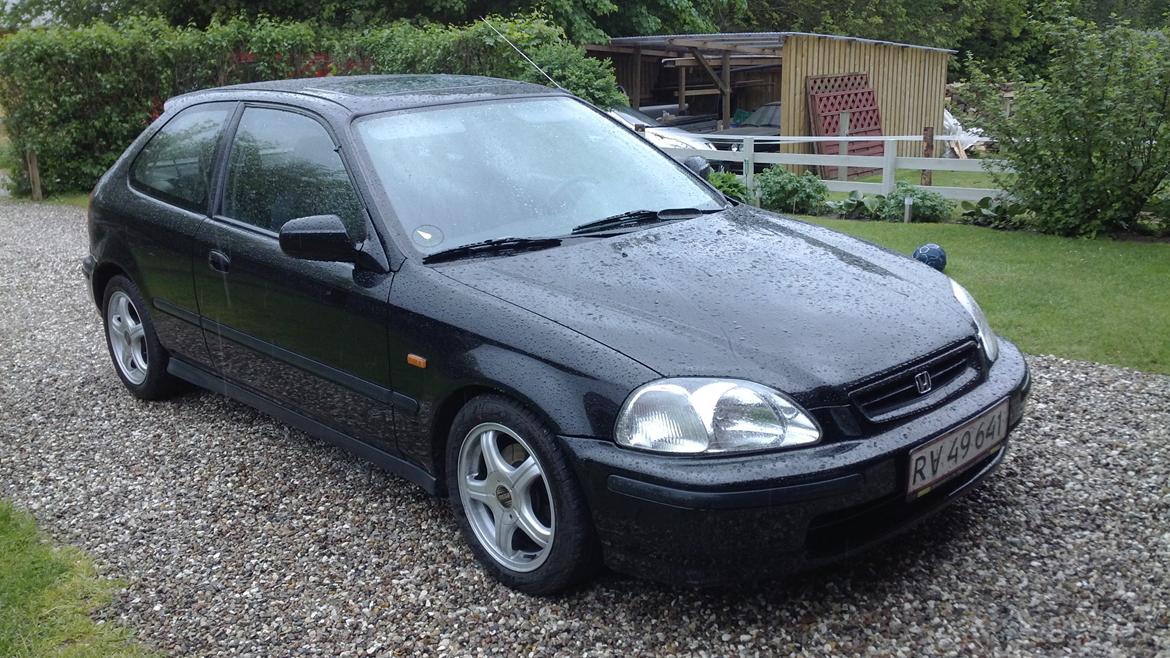 Honda Civic EK4 VTI - Dagen jeg fik bilen med hjem - humøret var højt ;) billede 7