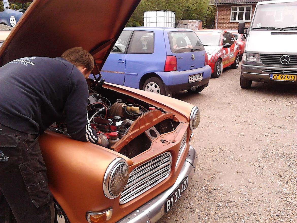 Volvo amazon 2 dørs b18 fru bisp så der kronhjort billede 9