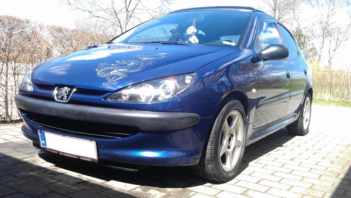 Peugeot 206 XR 1,6 *The car with the dragon tattoo" billede 2