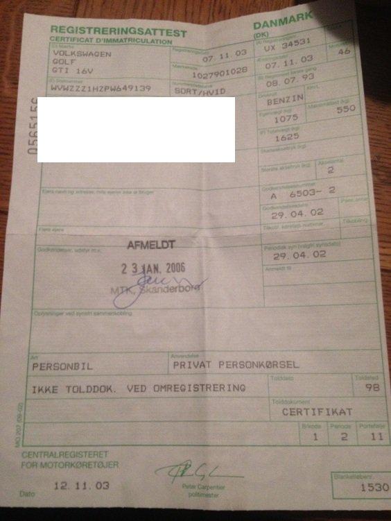 VW Golf 3 2.0 GTI 16v billede 13