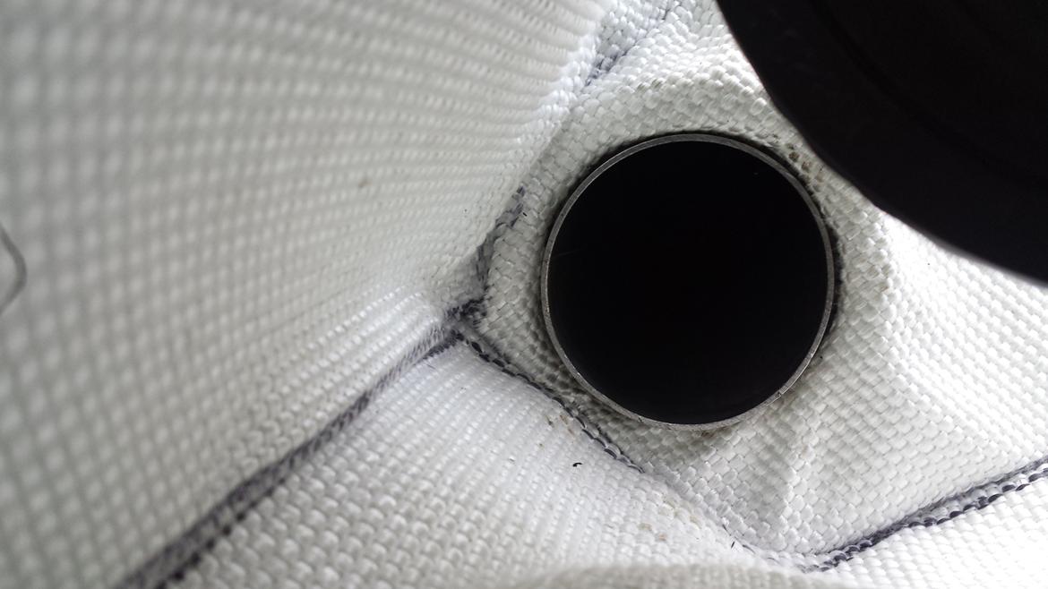 Opel Vectra project - lige en smule frisk luft til et ''lille'' filter. Direckte rustfri special indtag fra kofangeren billede 13