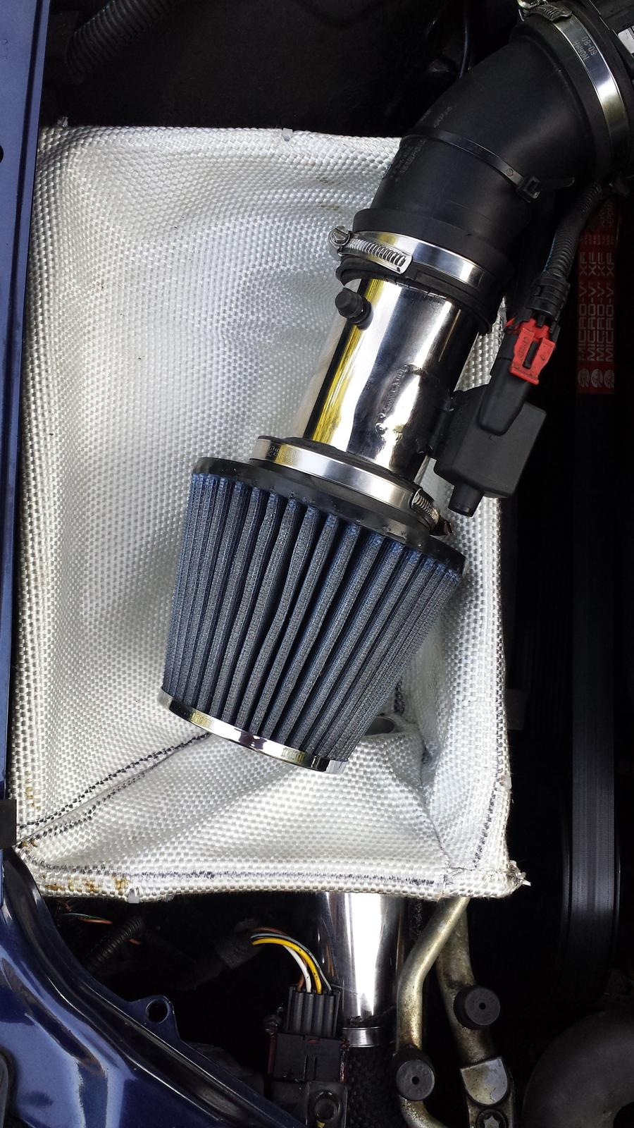 Opel Vectra project - lavede denne her montering da der ikke var andre steder at gøre af purge ventilen. billede 12