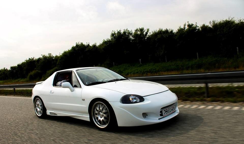 Honda Del Sol *White Ghost* (Sommerbil) - På tur til træf i Esbjerg:) billede 6