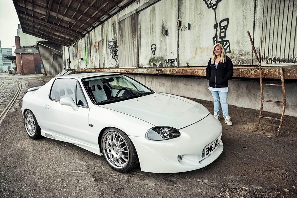 Honda Del Sol *White Ghost* (Sommerbil) - Så kom bilen med i Vmax:) billede 7