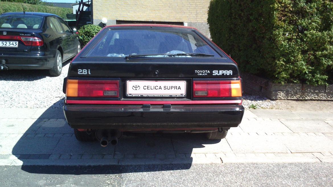 Toyota Celica Supra Mk2 - Bemærk nummerplade billede 2