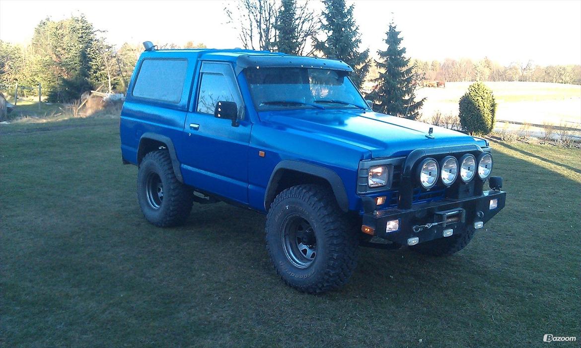 Nissan Patrol 3,3 Td Intercooler - Mangler stadig nogen småting, som sidemarkering og stafferinger men kommer snart! fælgene er blevet poleret og dækkene tegnet op siden billedet blev taget! Mangler stadig nogen småting, som sidemarkering og stafferinger men kommer snart! fælgene er blevet billede 5