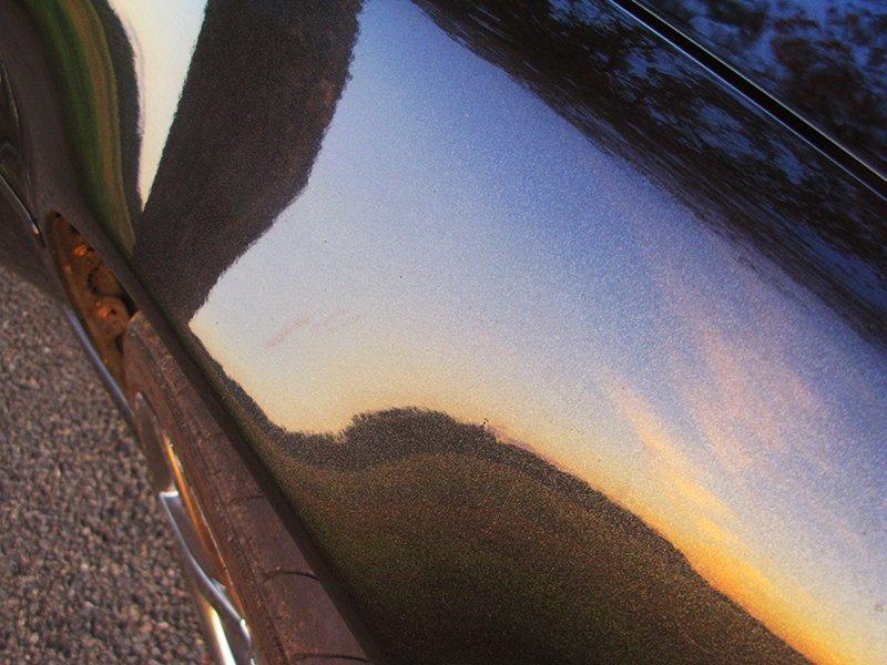 Toyota Corolla G6R *Solgt* - Her kan man se at den er blevet omlakeret, dog med en del mere glimmer i, men godt ser det ud! billede 13