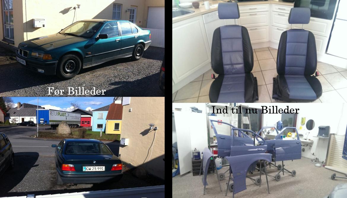 BMW E36 325I Sedan - som bilen er skredet frem ind til nu billede 1