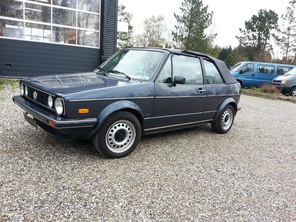 VW Golf 1 1.8I GL Karmann Cabriolet - Da vi var nede og kigge på den! billede 1
