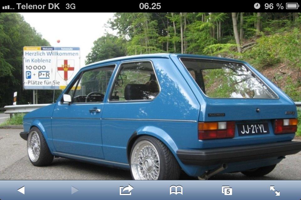 VW Golf MK1 - Dette skulle meget gerne blive det endelige resultat. billede 6