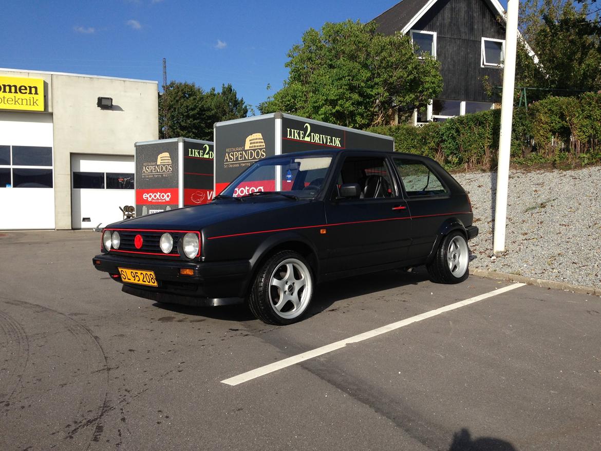 VW Golf II 1,6 TD - Før den blev sænket billede 18