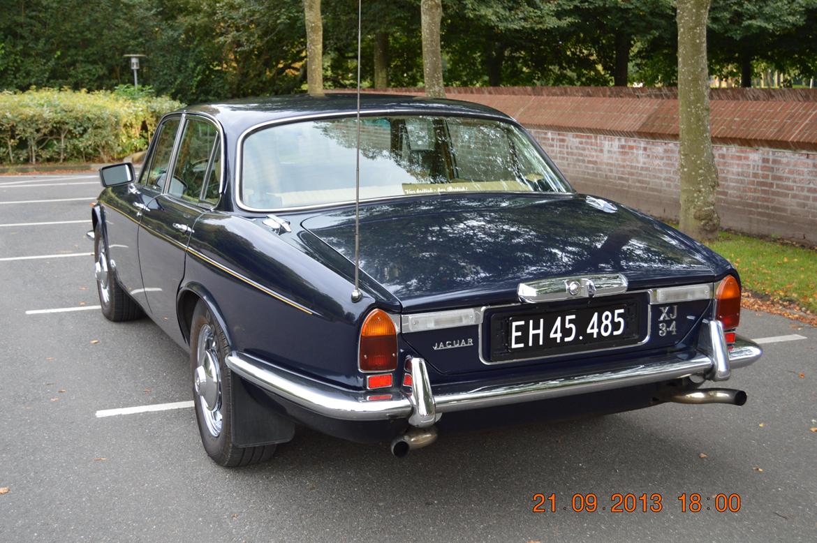 Jaguar XJ 3,4 L - Nu med sorte nummerplader. Med det oprindelige nummer.  billede 3