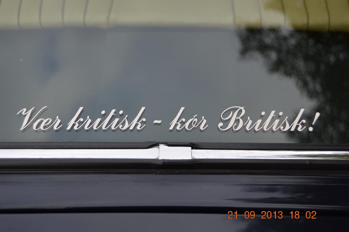 Jaguar XJ 3,4 L - Eller skulle det være "Kør kritisk vælg britisk". Bilen er desværre fra den mørke periode under British Leyland billede 12