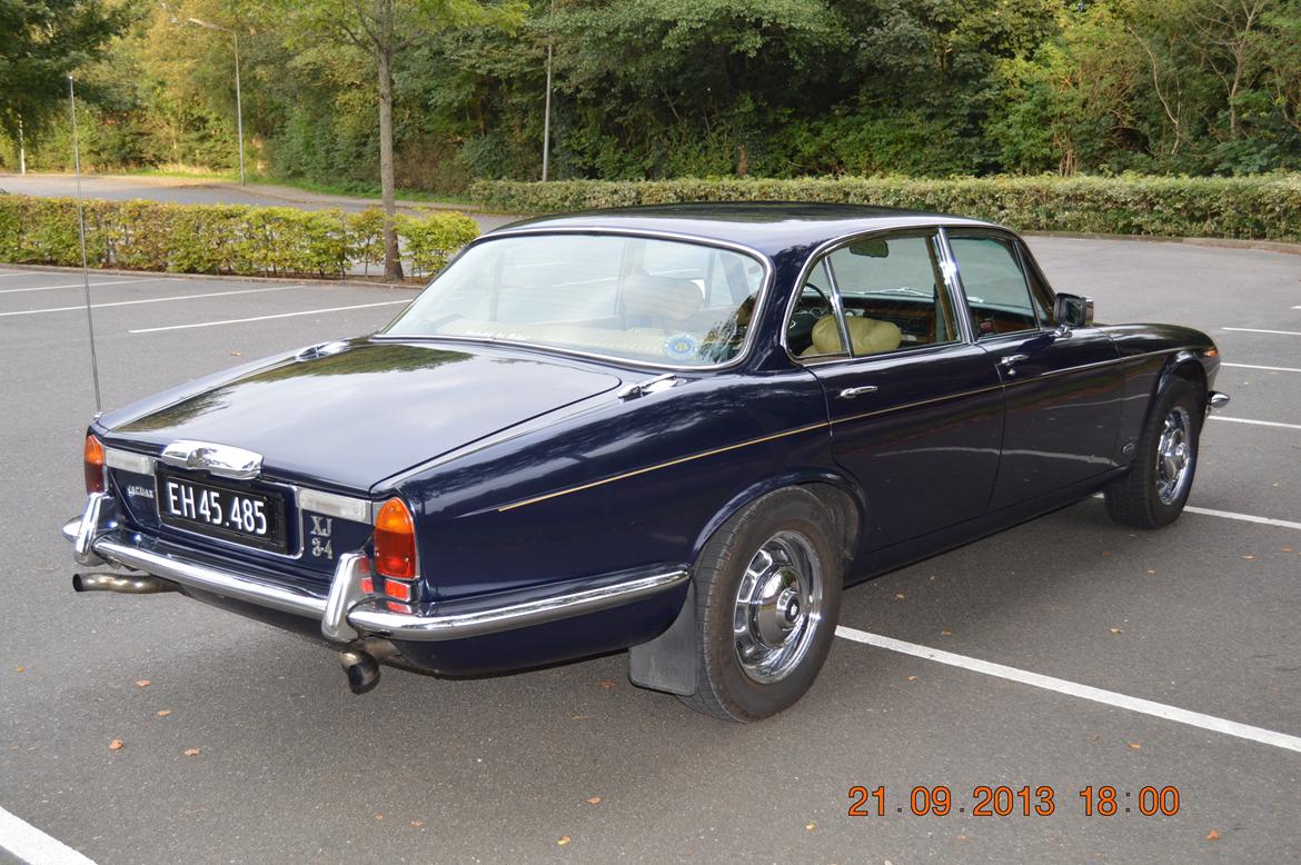 Jaguar XJ 3,4 L - Antennen helt bag på er skam den originale placering. En fed detalje billede 5