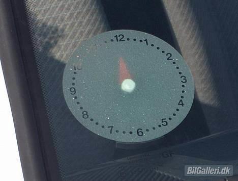 Opel Kadett E Van solgt - Hjemmelavet P-skive. billede 3