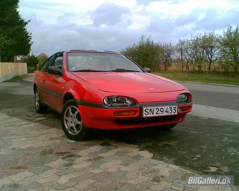 Nissan 100NX Targa *SOLGT* - bilen da jeg fik den.. billede 1