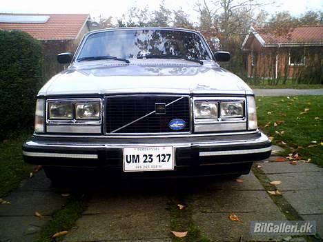 Volvo 262 C - Her kan man se den amerikanske kofanger og den hjemmelavede nr.plade billede 10