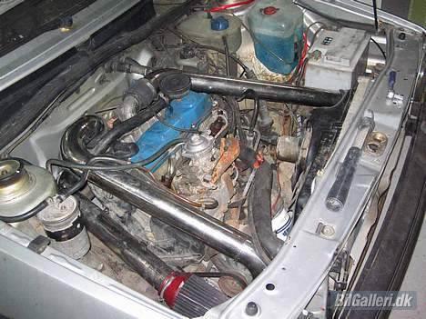 VW Golf II GTD Solgt - Intercooler monteret :) billede 10