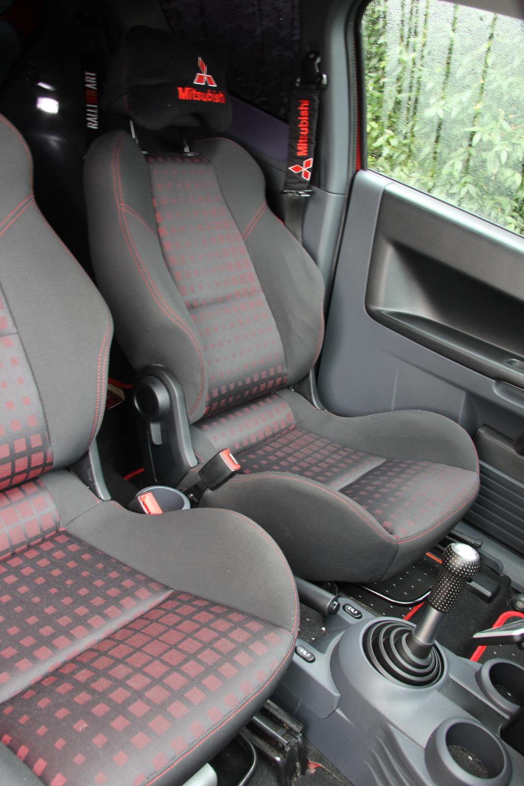 Mitsubishi Colt Z30 - Mine "nye" CZT sportssæder. billede 14