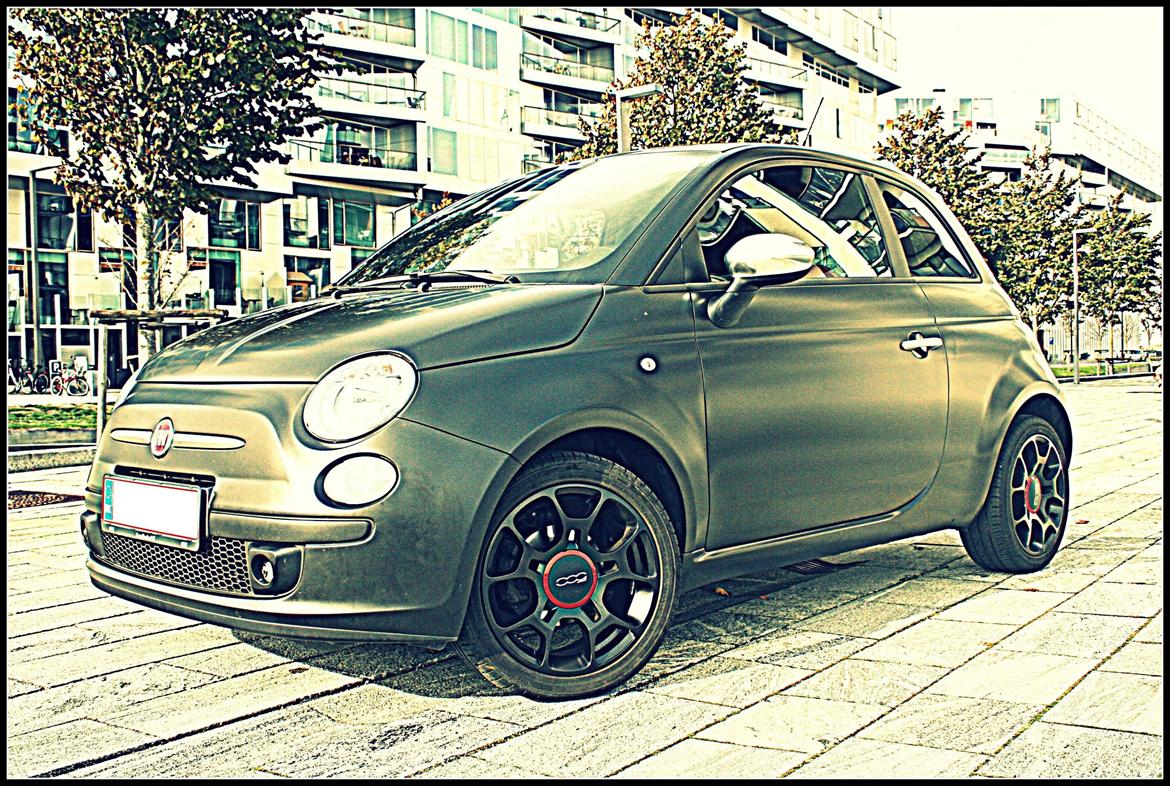 Fiat 500 Blackjack - Matsort billede 1