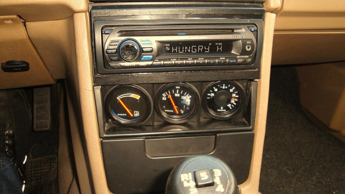 Volvo 740 GLT 16V - Grand Luxe Touring - Vakuumur, olietempur og udetempur.  billede 11