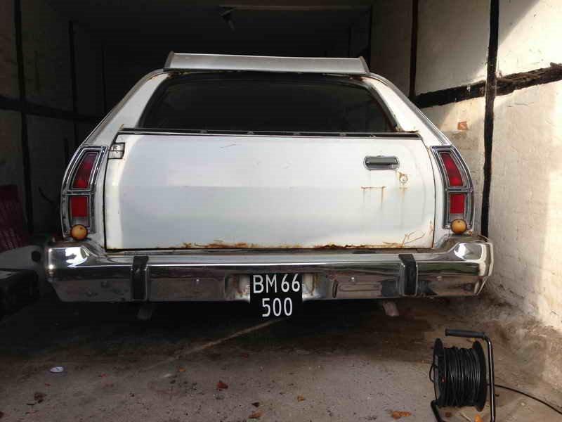 Ford Torino Wagon - Så kom der endelig sort nummerplade på :) billede 3