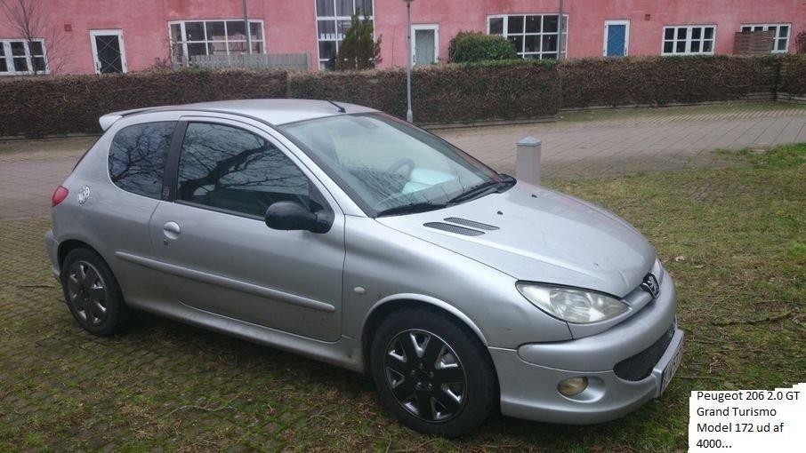 Peugeot 206 Grand Tourisme "SOLGT" - Peugeot 206 2.0 16V 
Grand Turismo
Model 0172/4000  billede 1