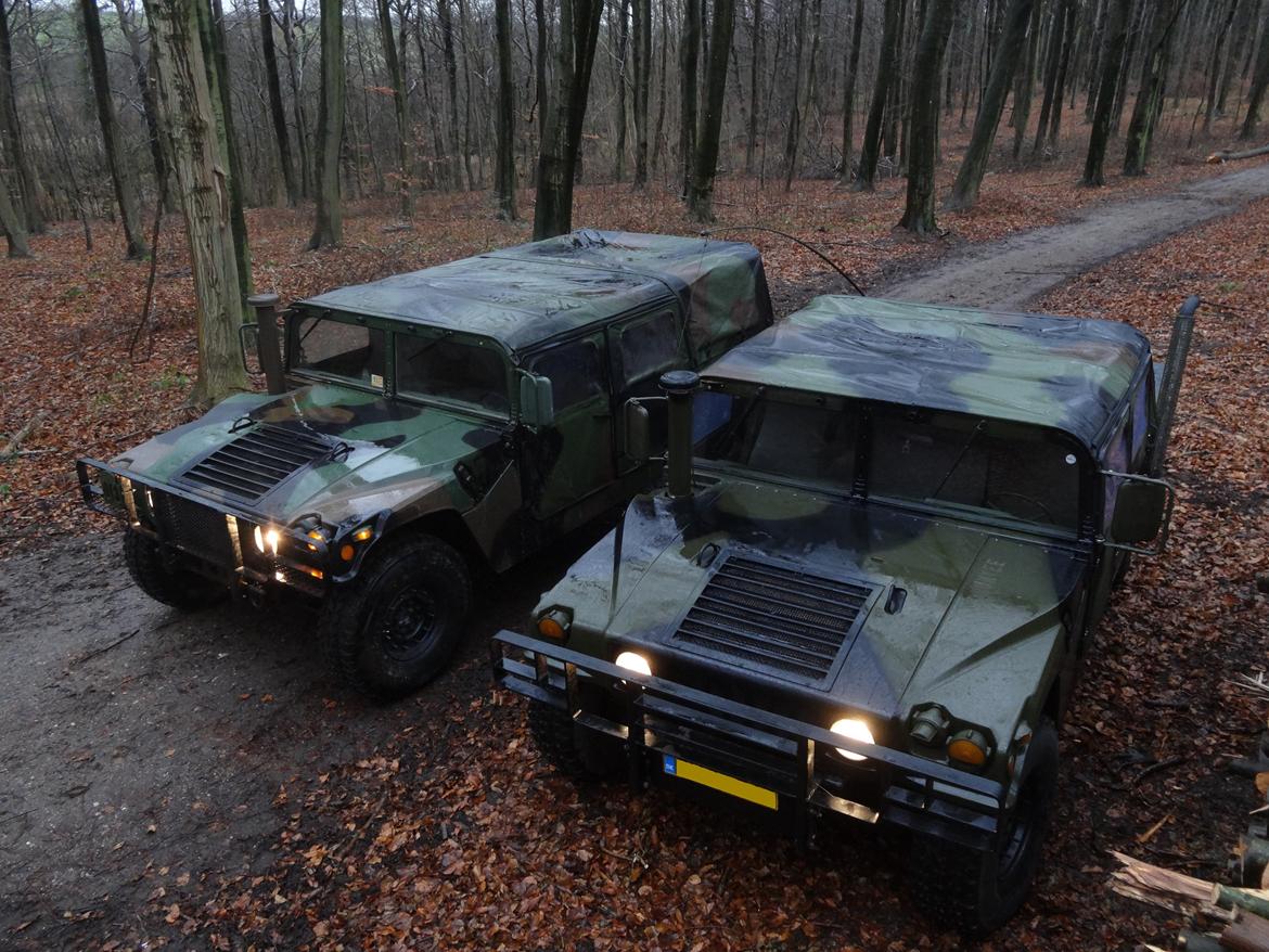 Amerikaner HMMWV - Ude med min kære ven der ligeledes har fornuftigt legetøj! billede 17