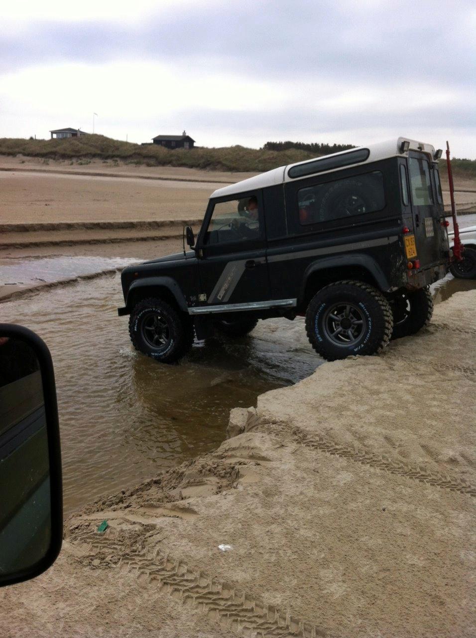 Land Rover Defender 90 - På stranden i Nordjylland! billede 7