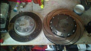 BMW E 36 325 Coupé "banebil" - org vs 330 mm billede 9